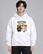 Weather Report Forecast Sleep Lazy P - White