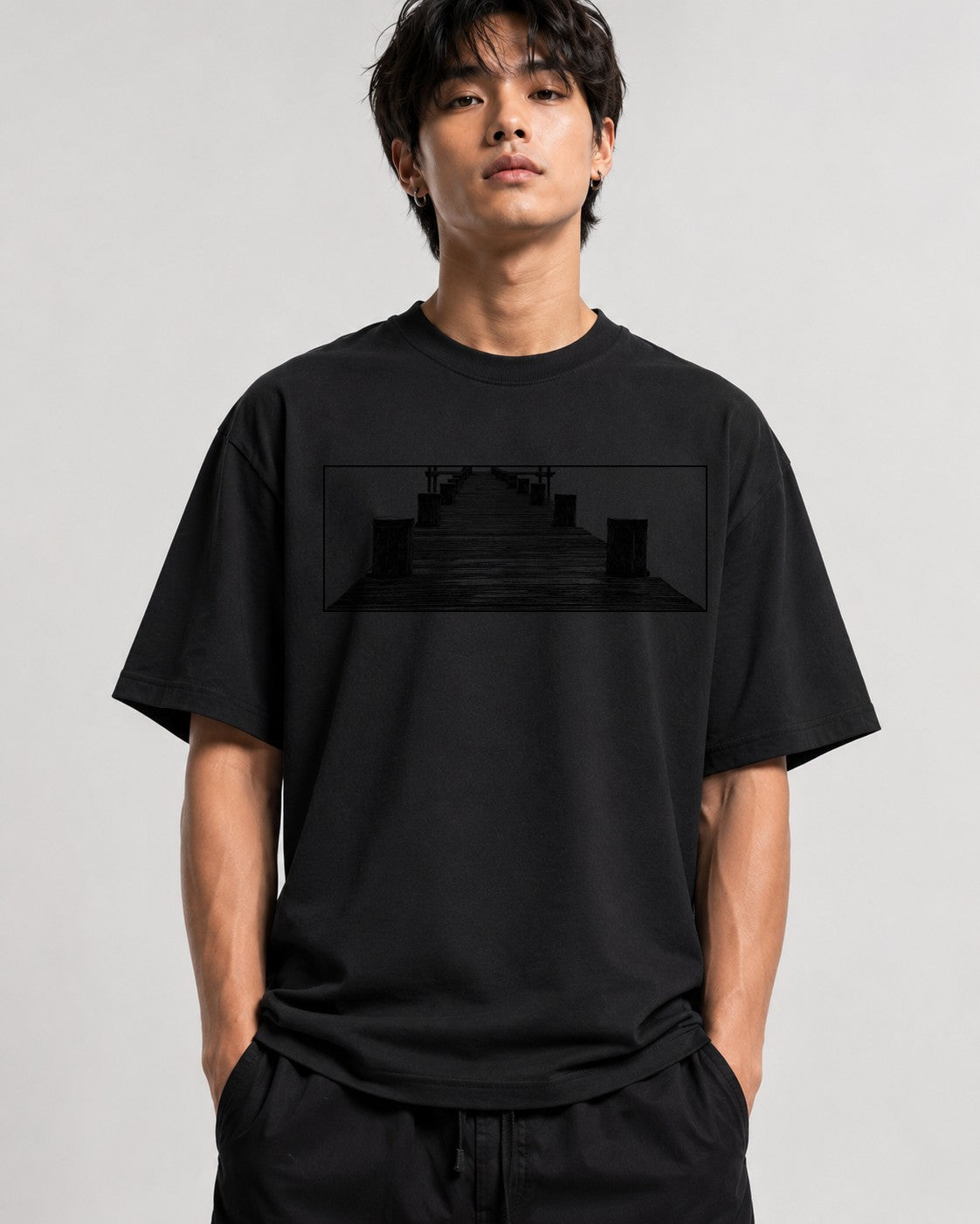 Weathered Dock - Black