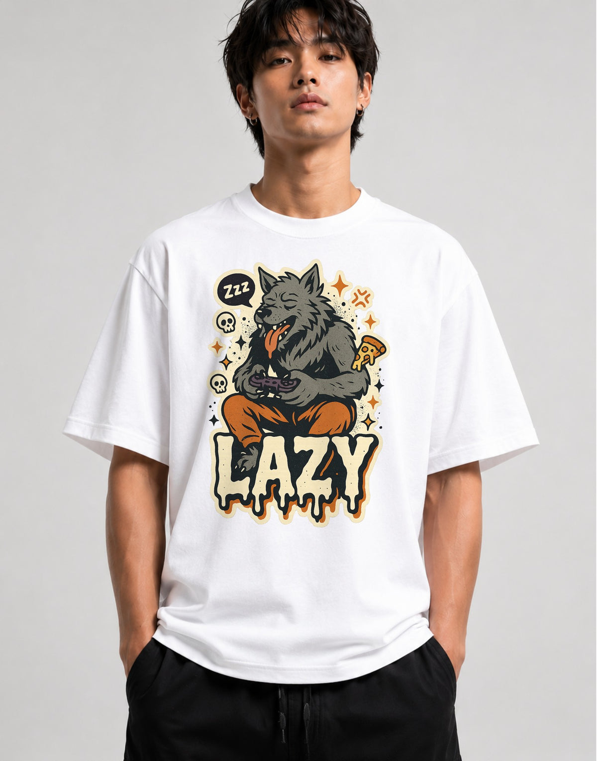 Werewolf Couch Potato - White