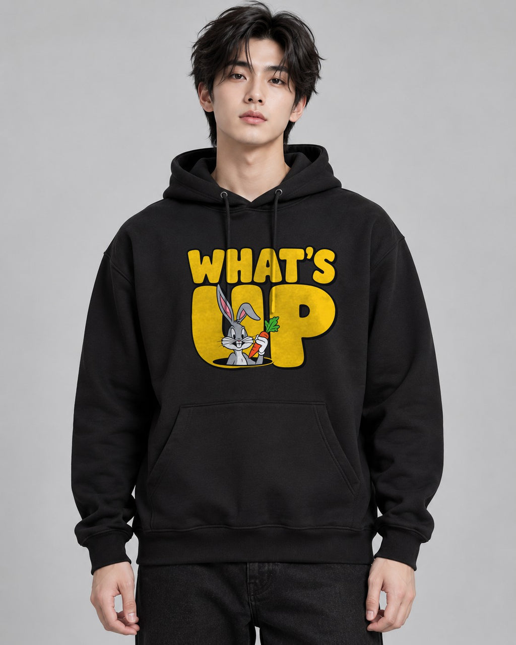 What's Up Bunny - Black