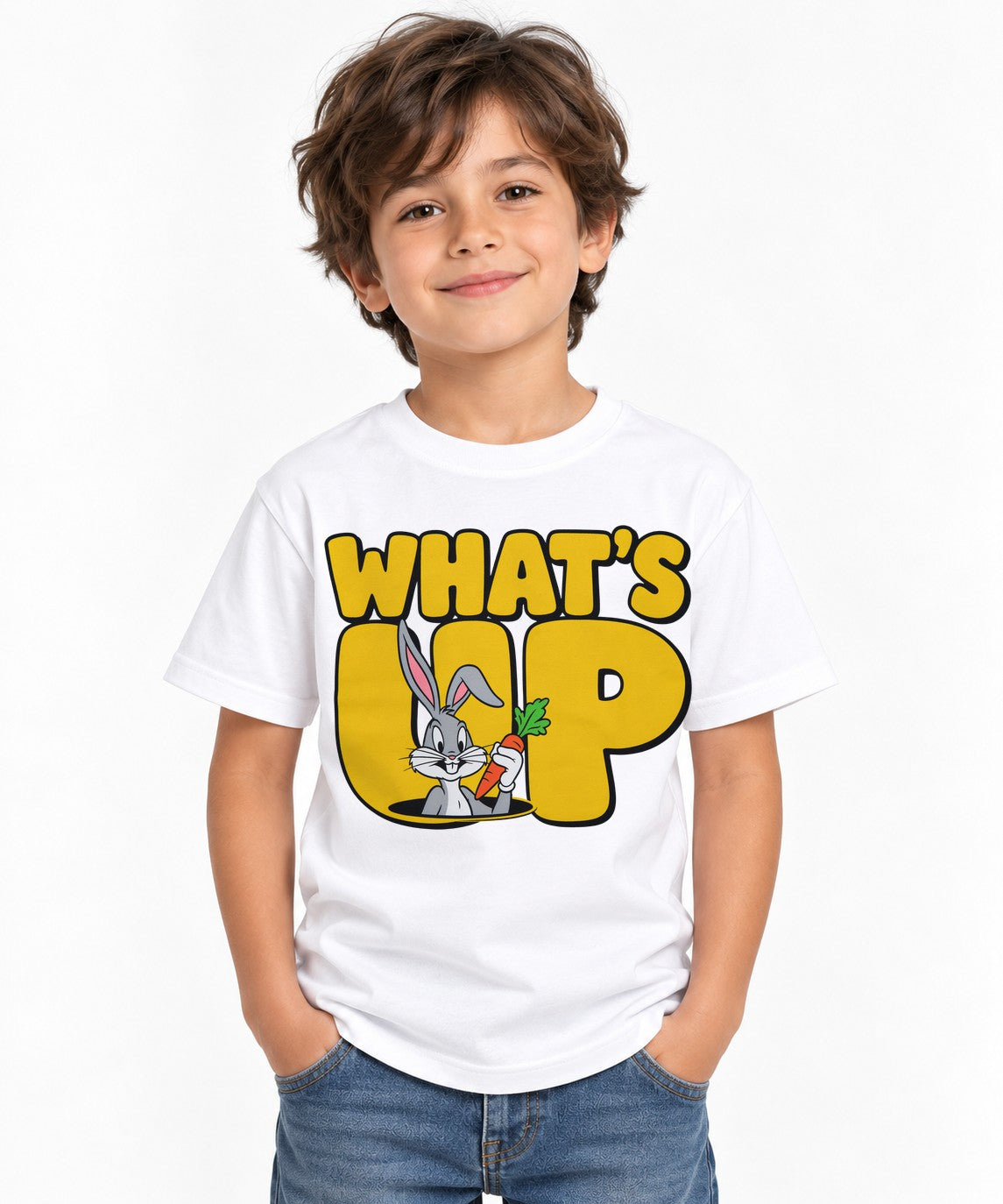 What's Up Bunny - White