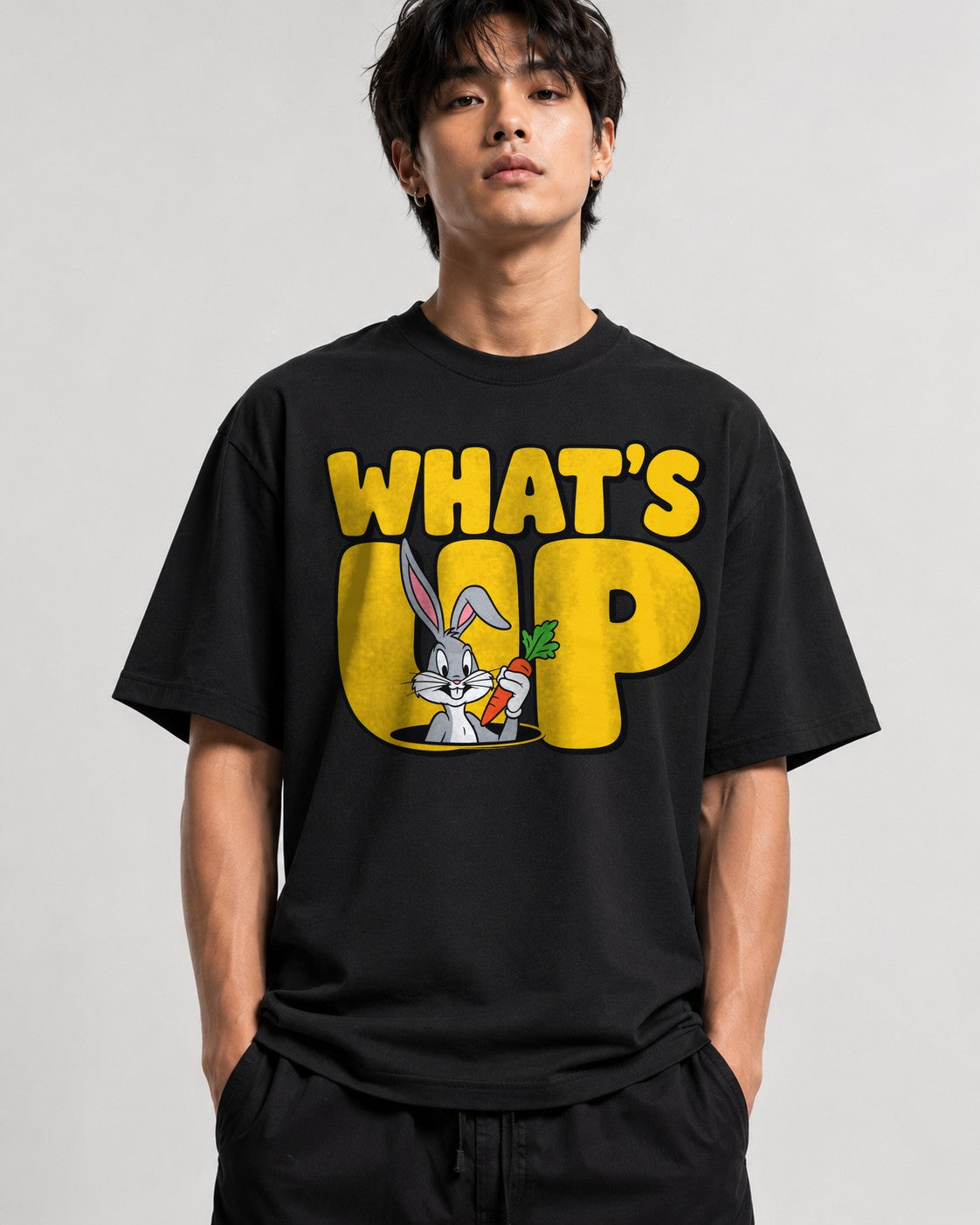 What's Up Bunny - Black