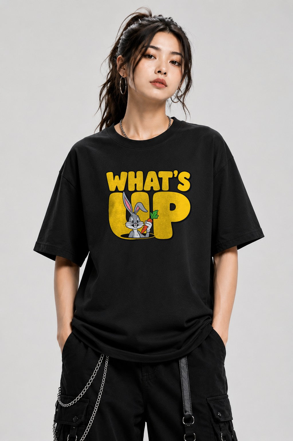 What's Up Bunny - Black