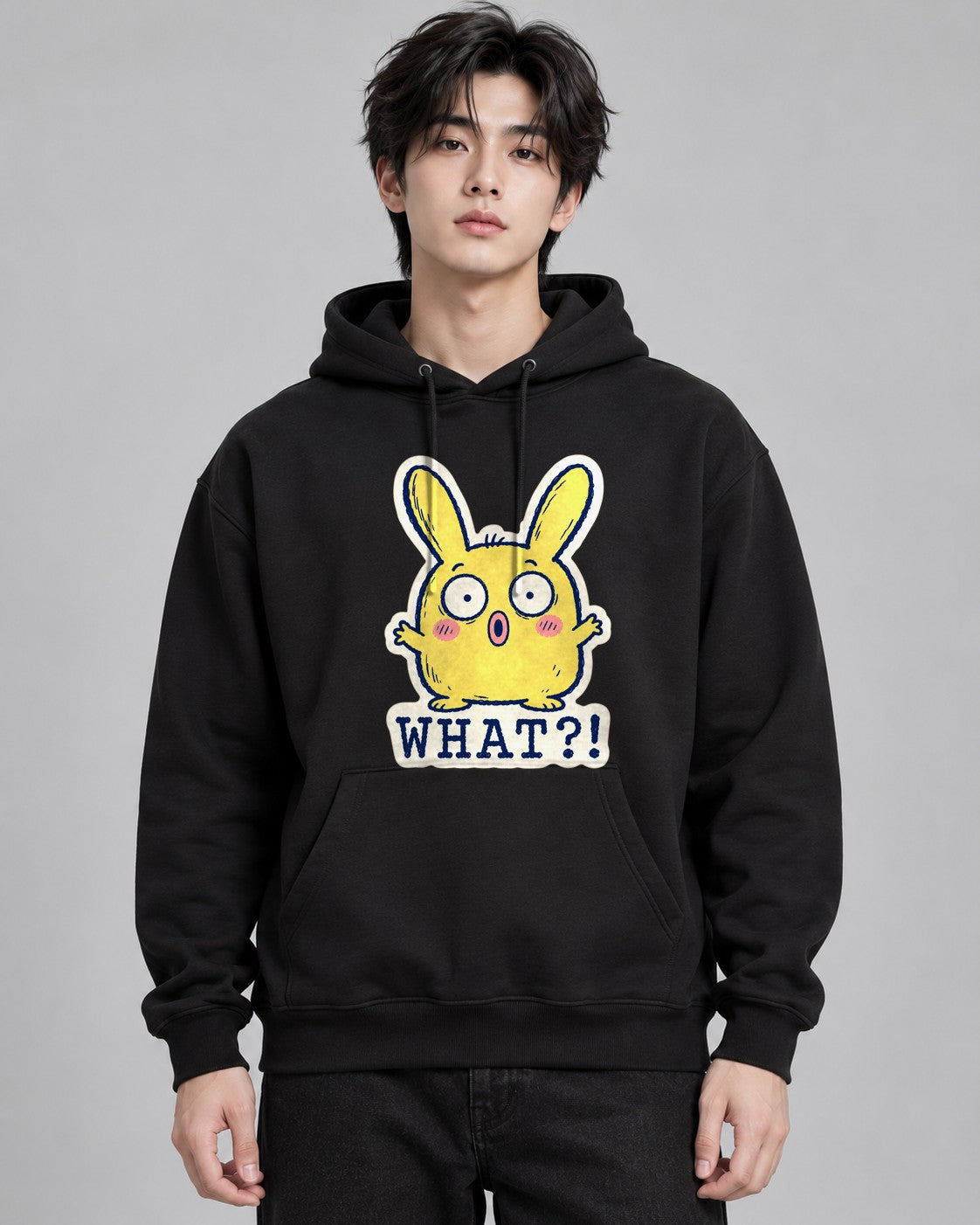 What Shocked Bunny - Black
