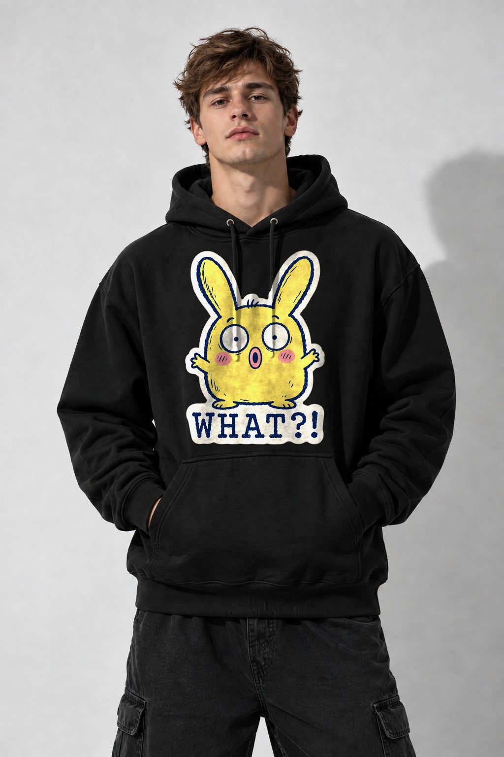 What Shocked Bunny - Black