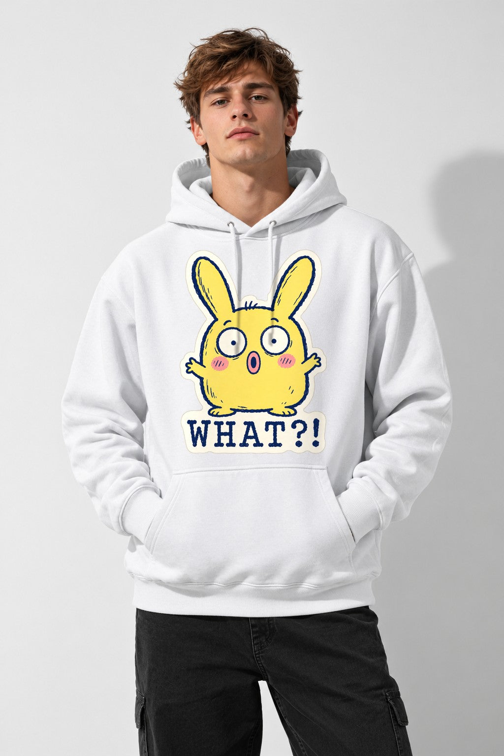What Shocked Bunny - White