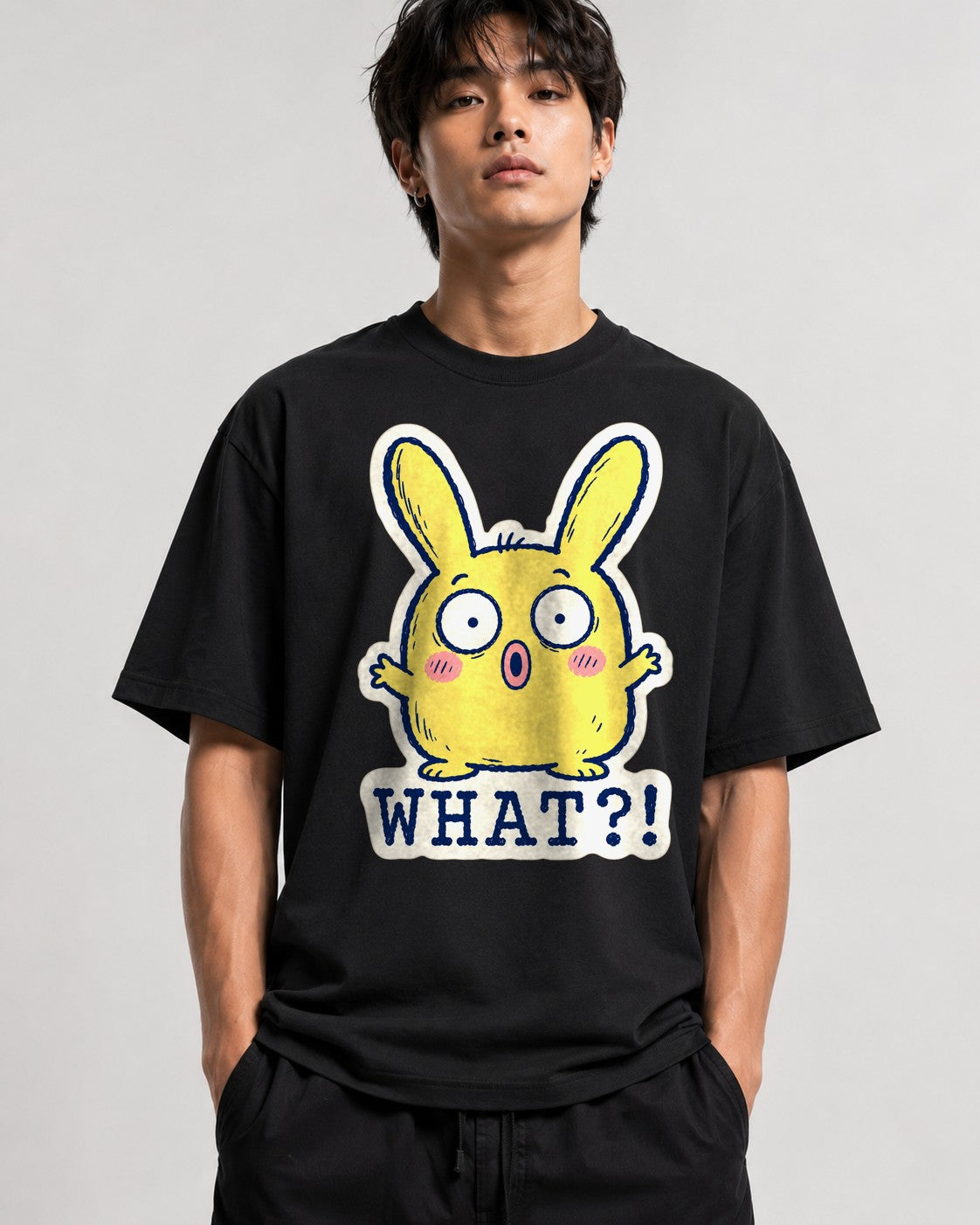 What Shocked Bunny - Black