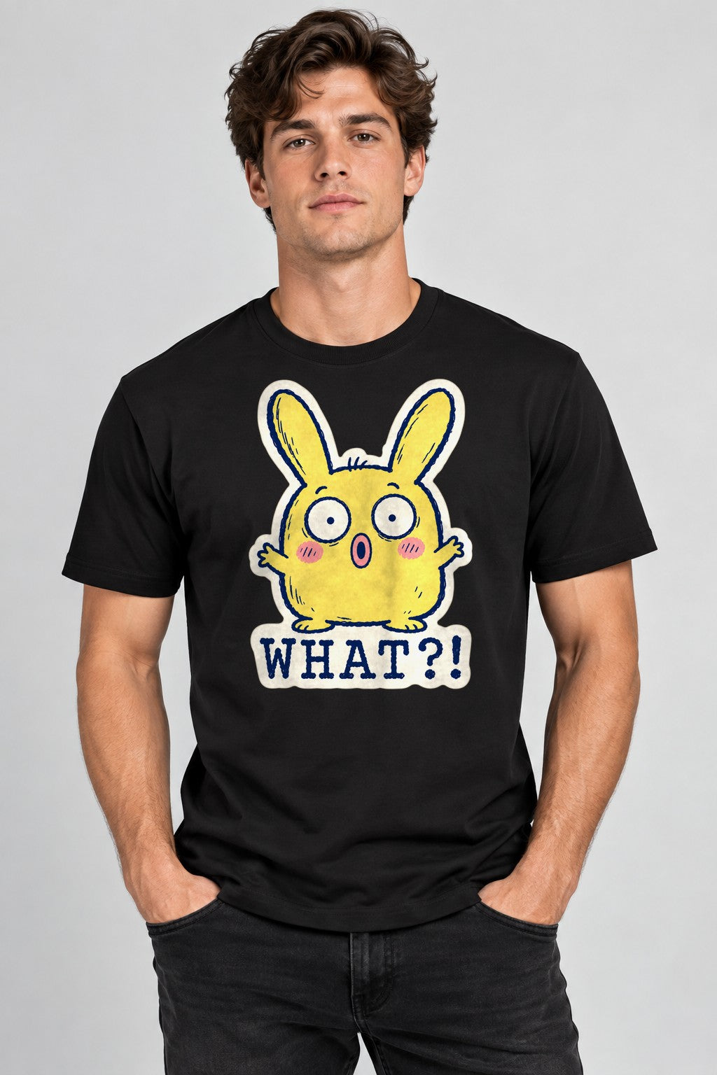 What Shocked Bunny - Black