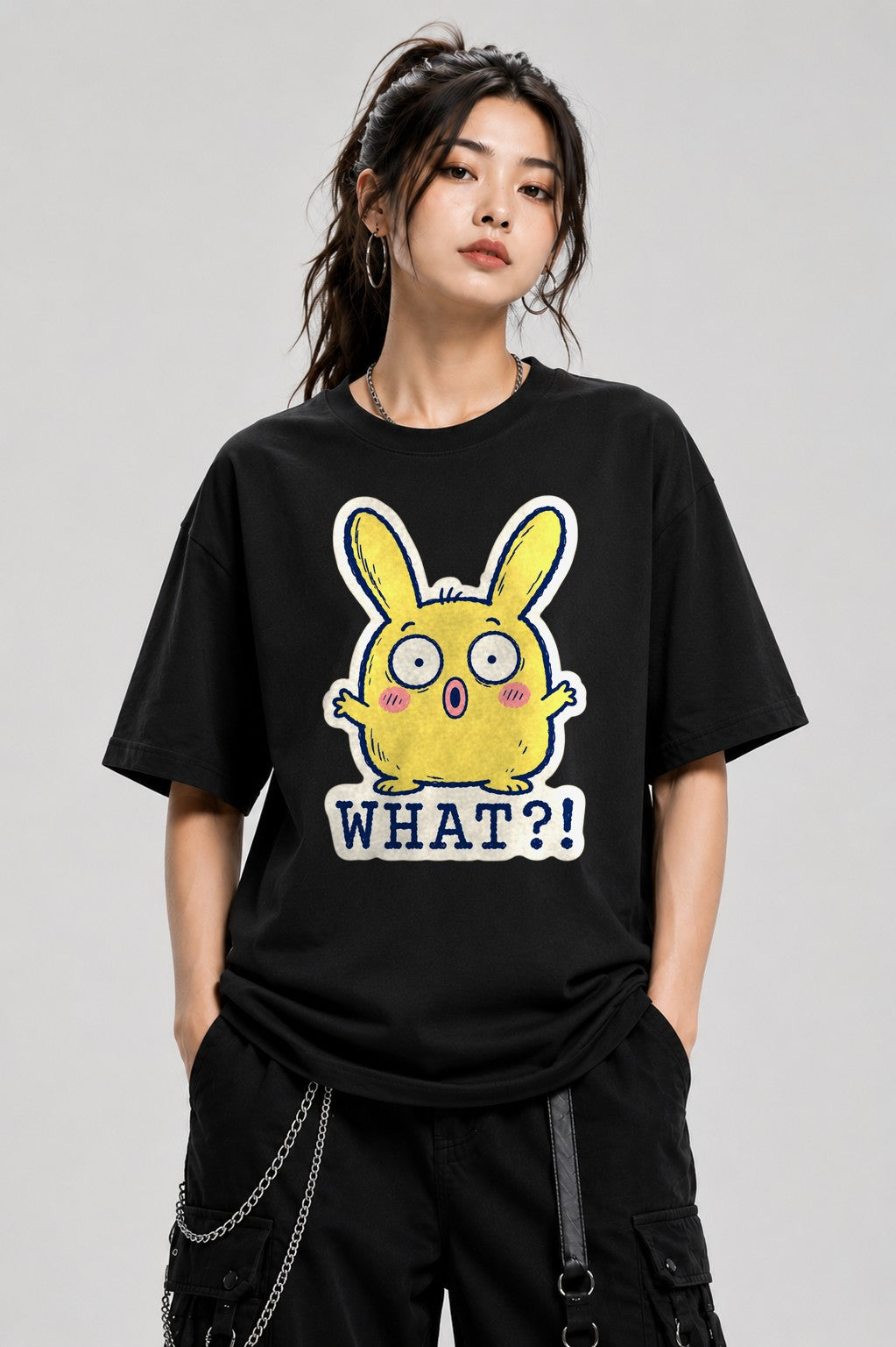 What Shocked Bunny - Black