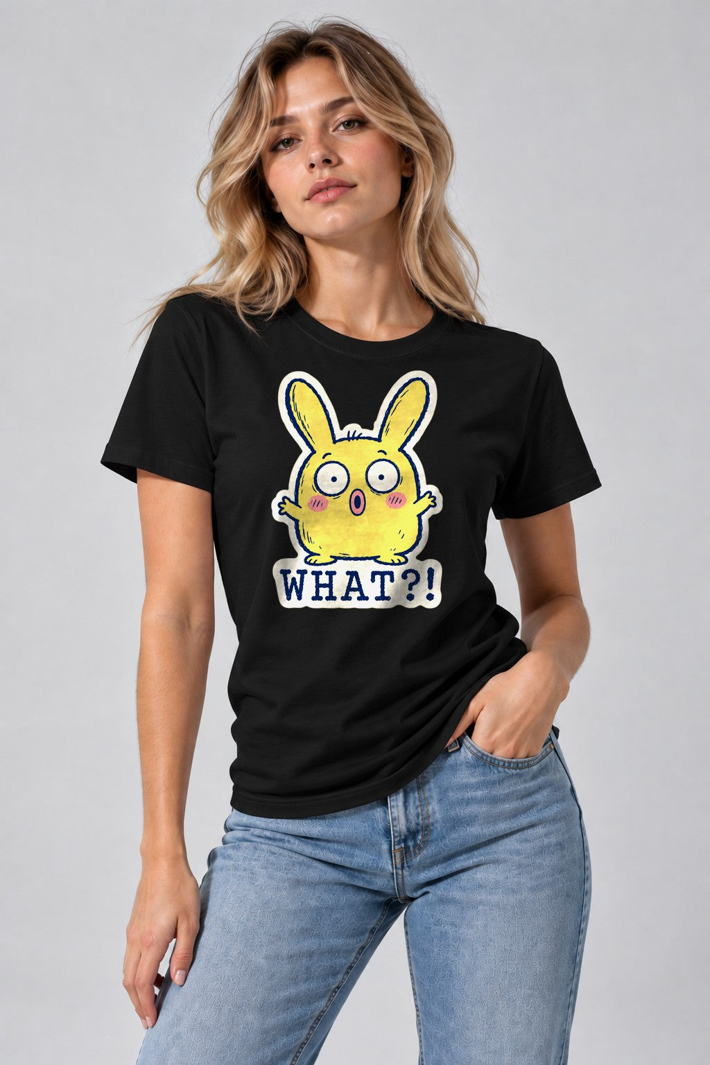 What Shocked Bunny - Black