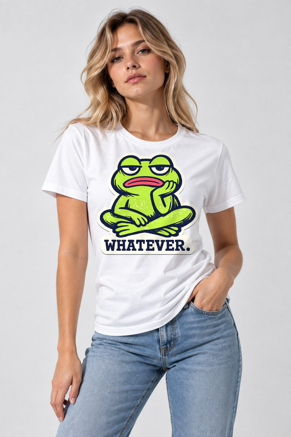 Whatever Frog - White