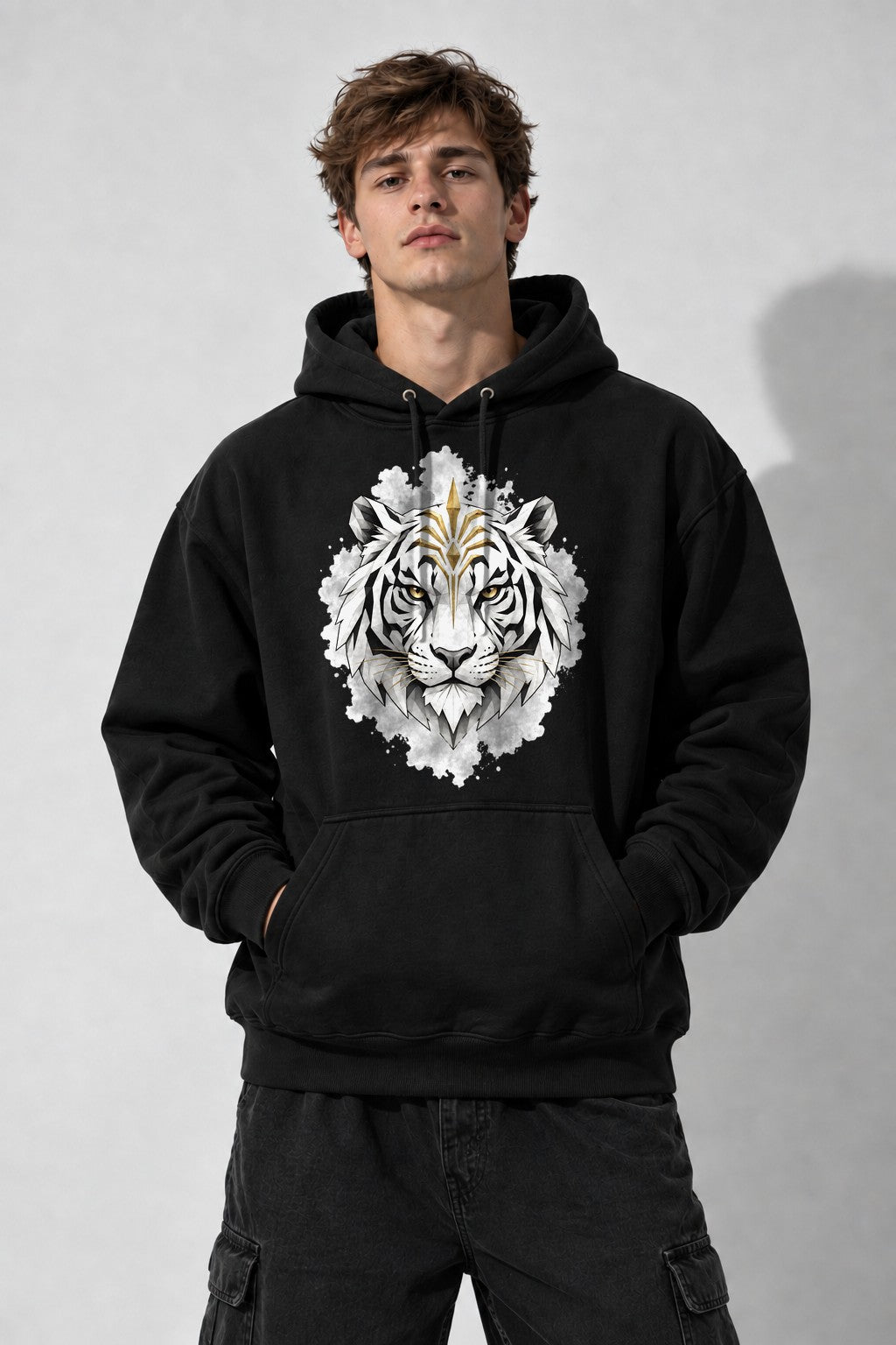 White Tiger Crown - Black