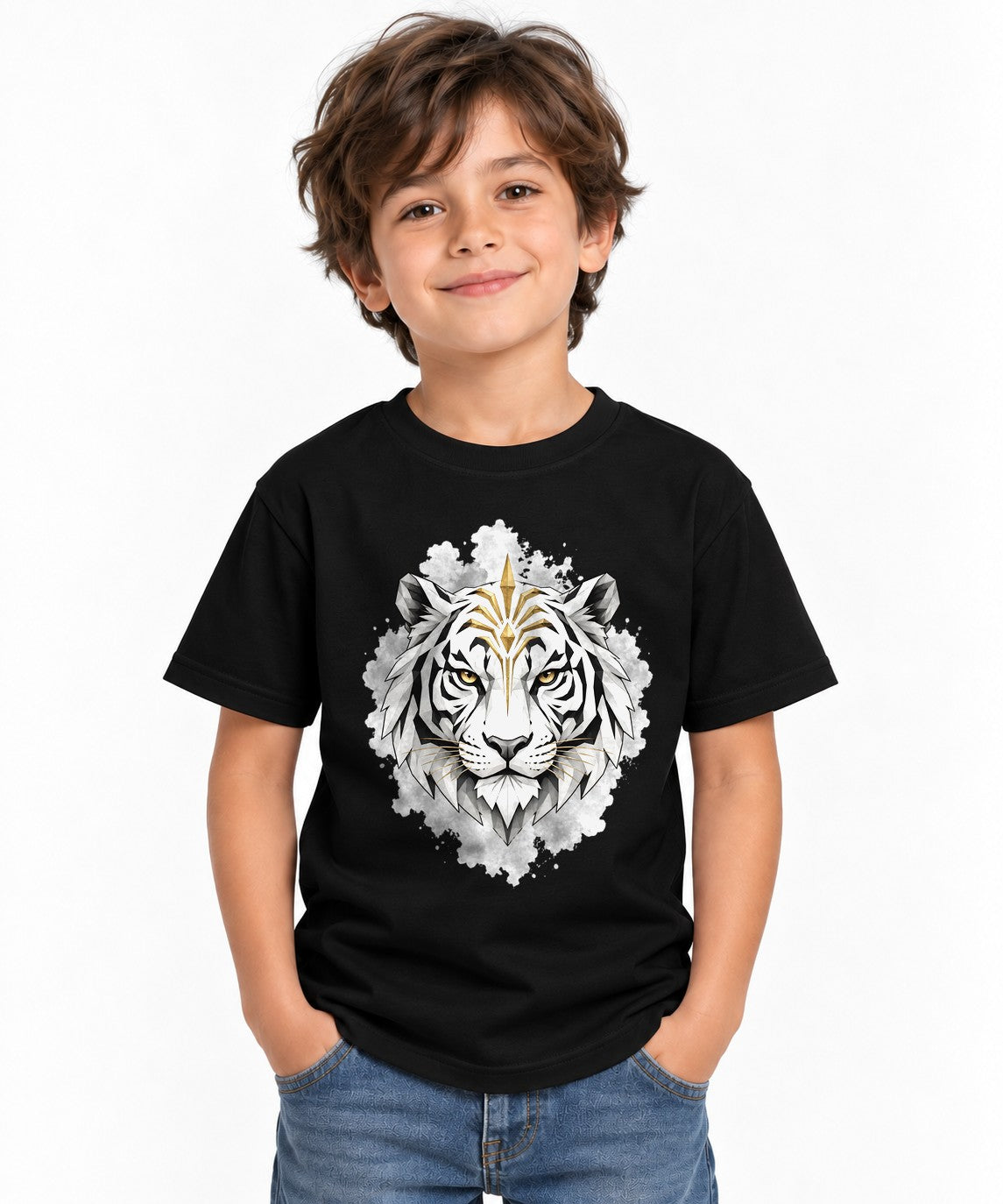 White Tiger Crown - Black