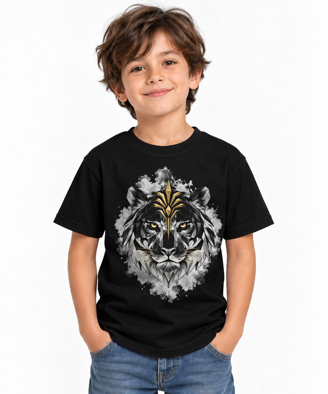 White Tiger Crown - Black