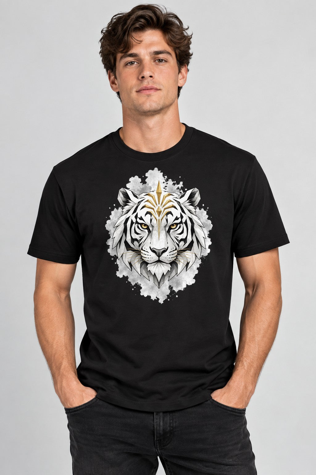 White Tiger Crown - Black