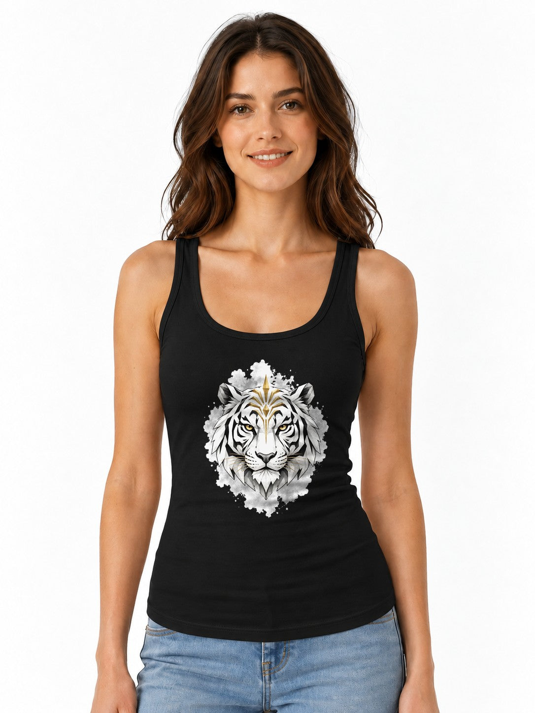 White Tiger Crown - Black