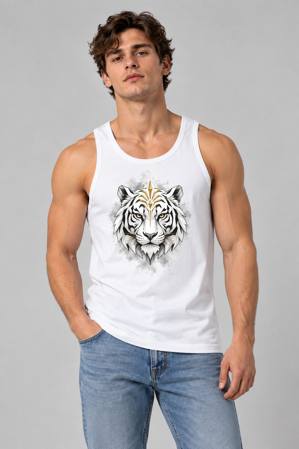 White Tiger Crown - White