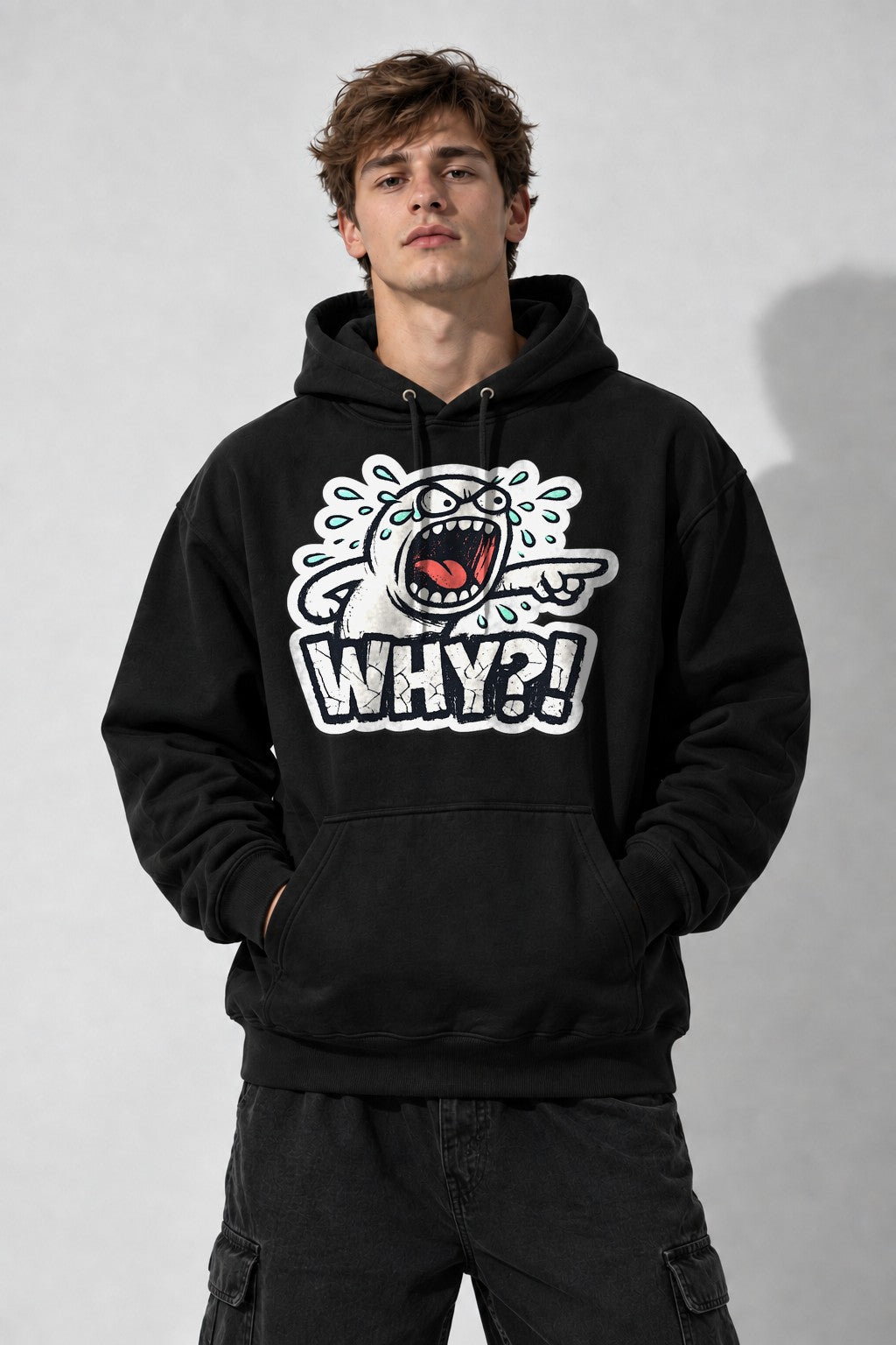 Why Crying Character - Black