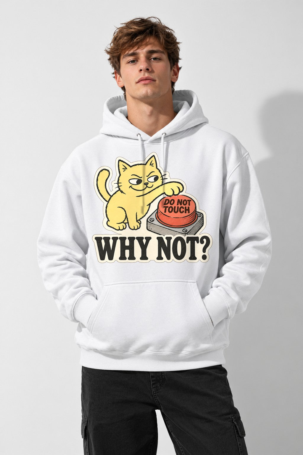 Why Not Cat - White