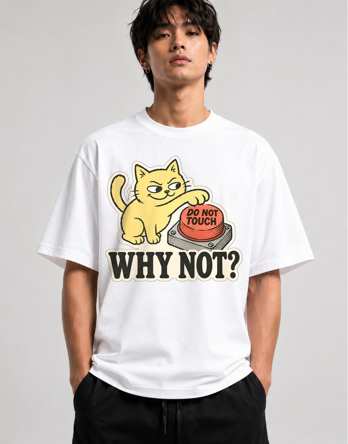 Why Not Cat - White