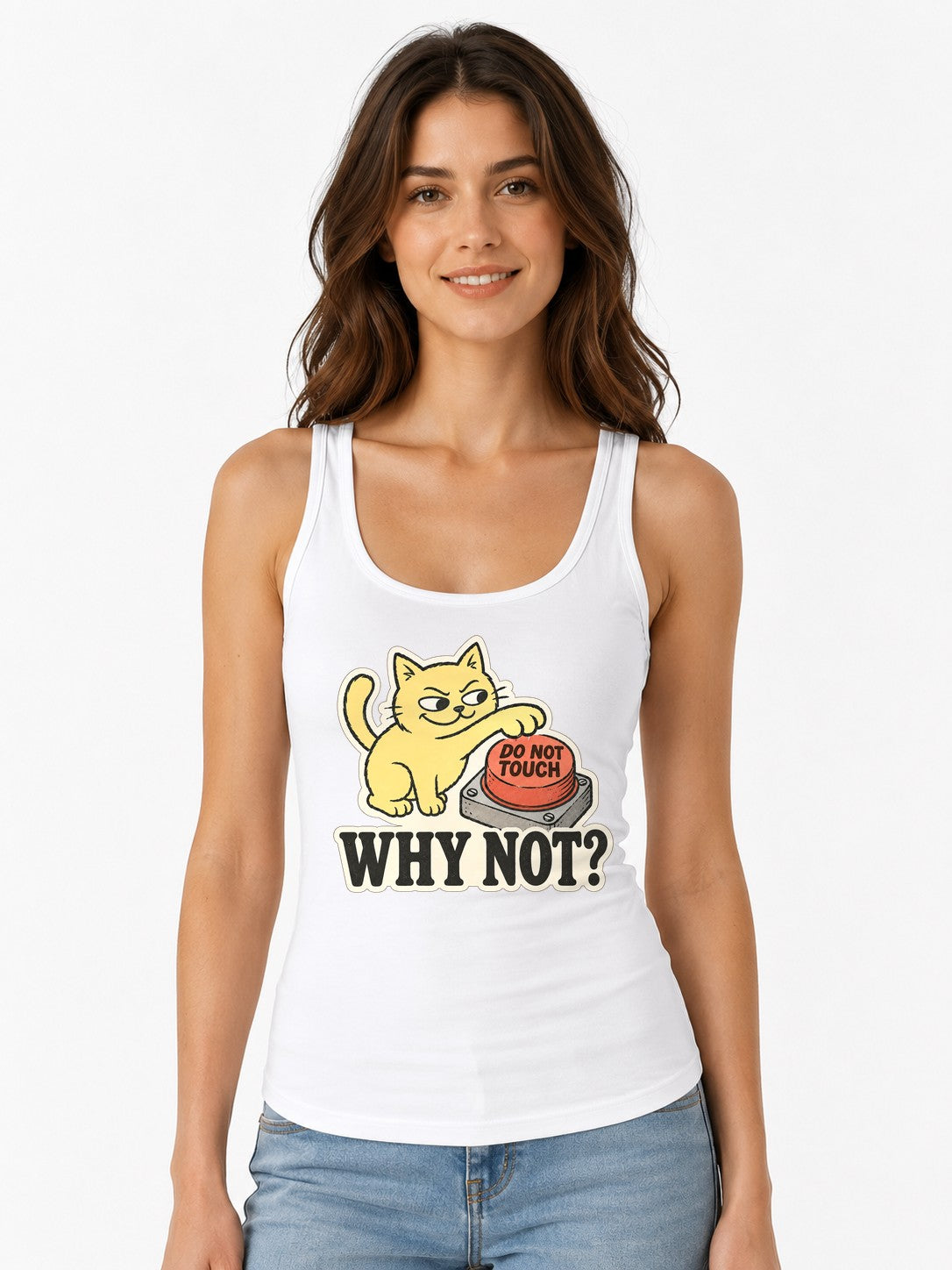 Why Not Cat - White