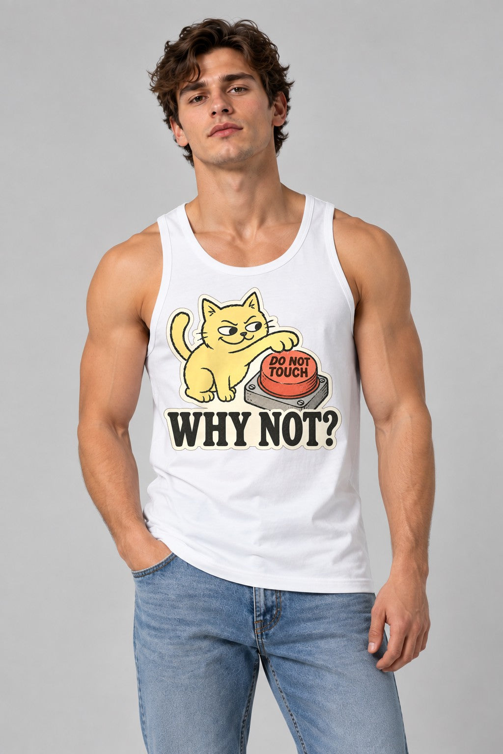 Why Not Cat - White