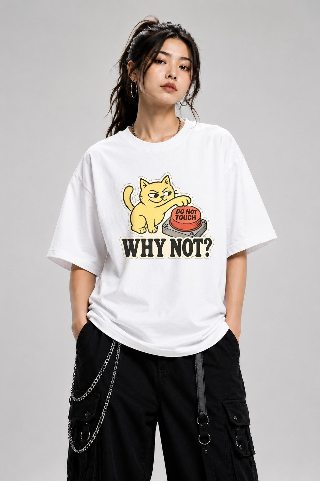 Why Not Cat - White