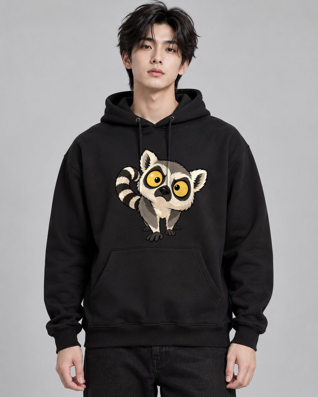 Wide Eyed Lemur - Black