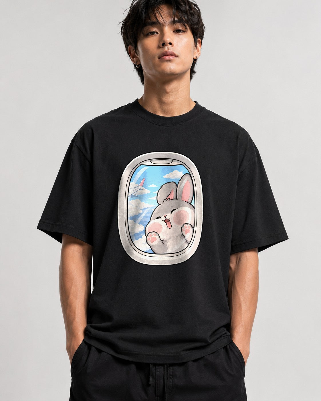 Window Seat Bunny - Black