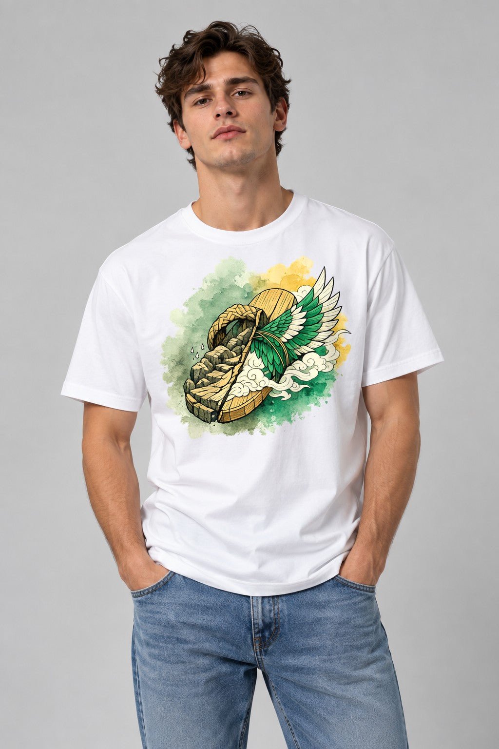 Winged Sandal Fable - White