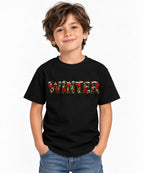 Winter Festive Text - Black