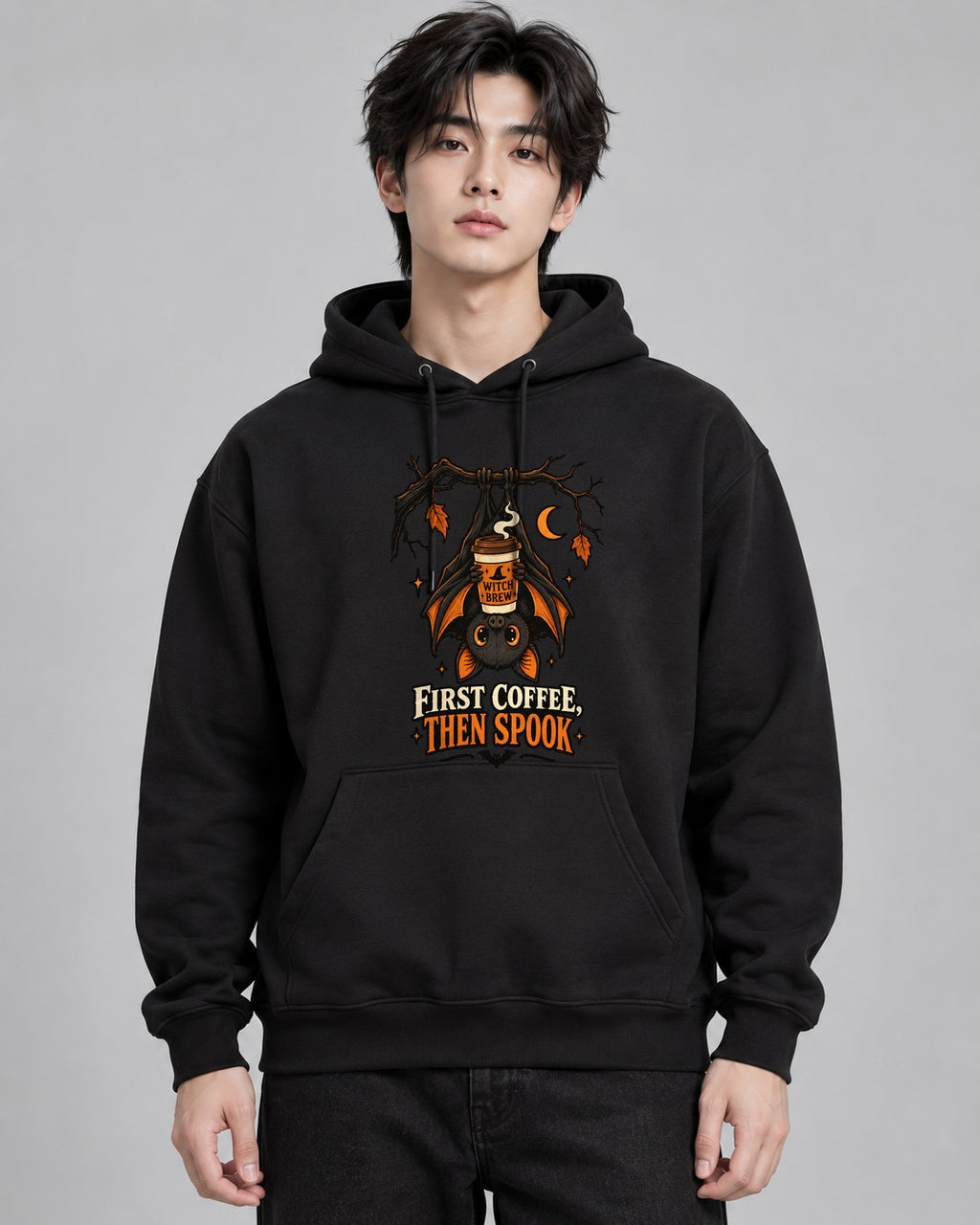 Witch Brew Coffee Bat - Black