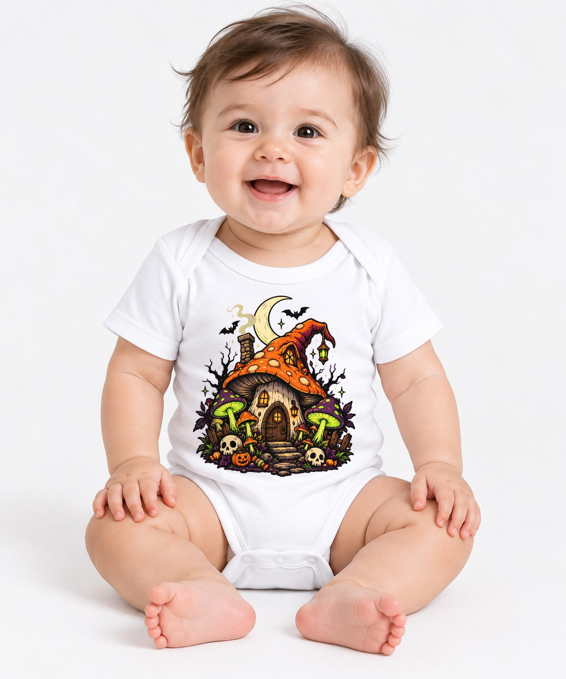 Witch Mushroom Cottage - White
