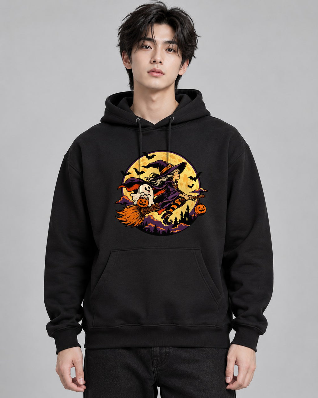 Witch's Moon Flight - Black