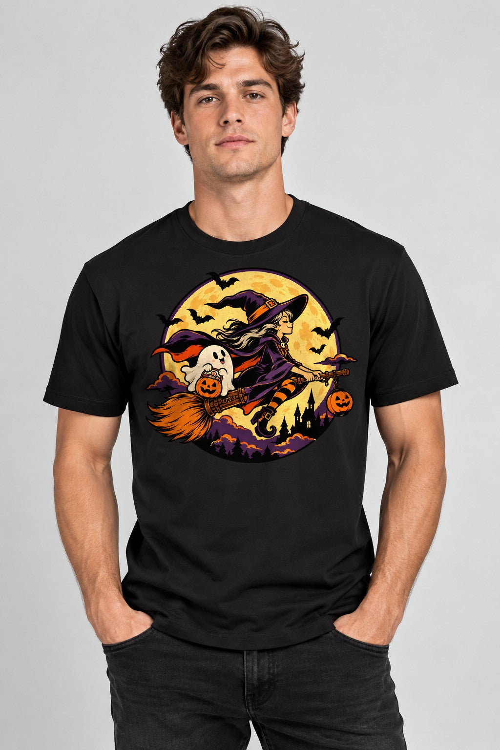 Witch's Moon Flight - Black