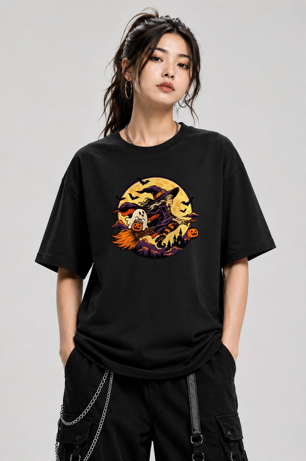 Witch's Moon Flight - Black