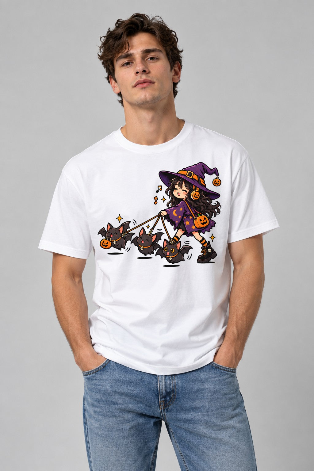 Witch Walking Bats - White