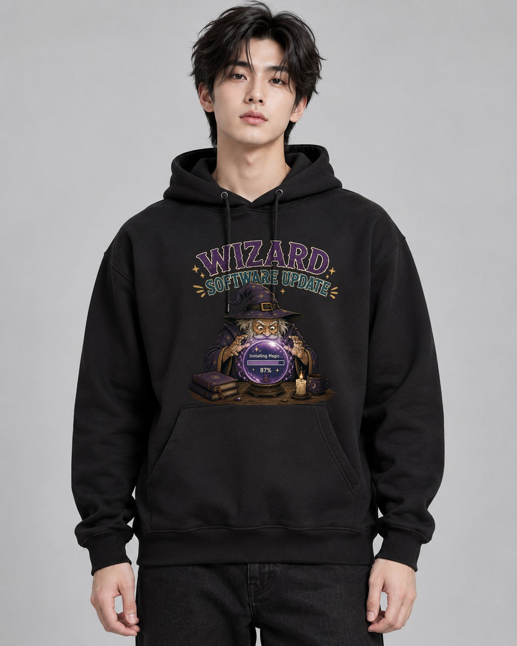 Wizard Software Update Installing Ma - Black