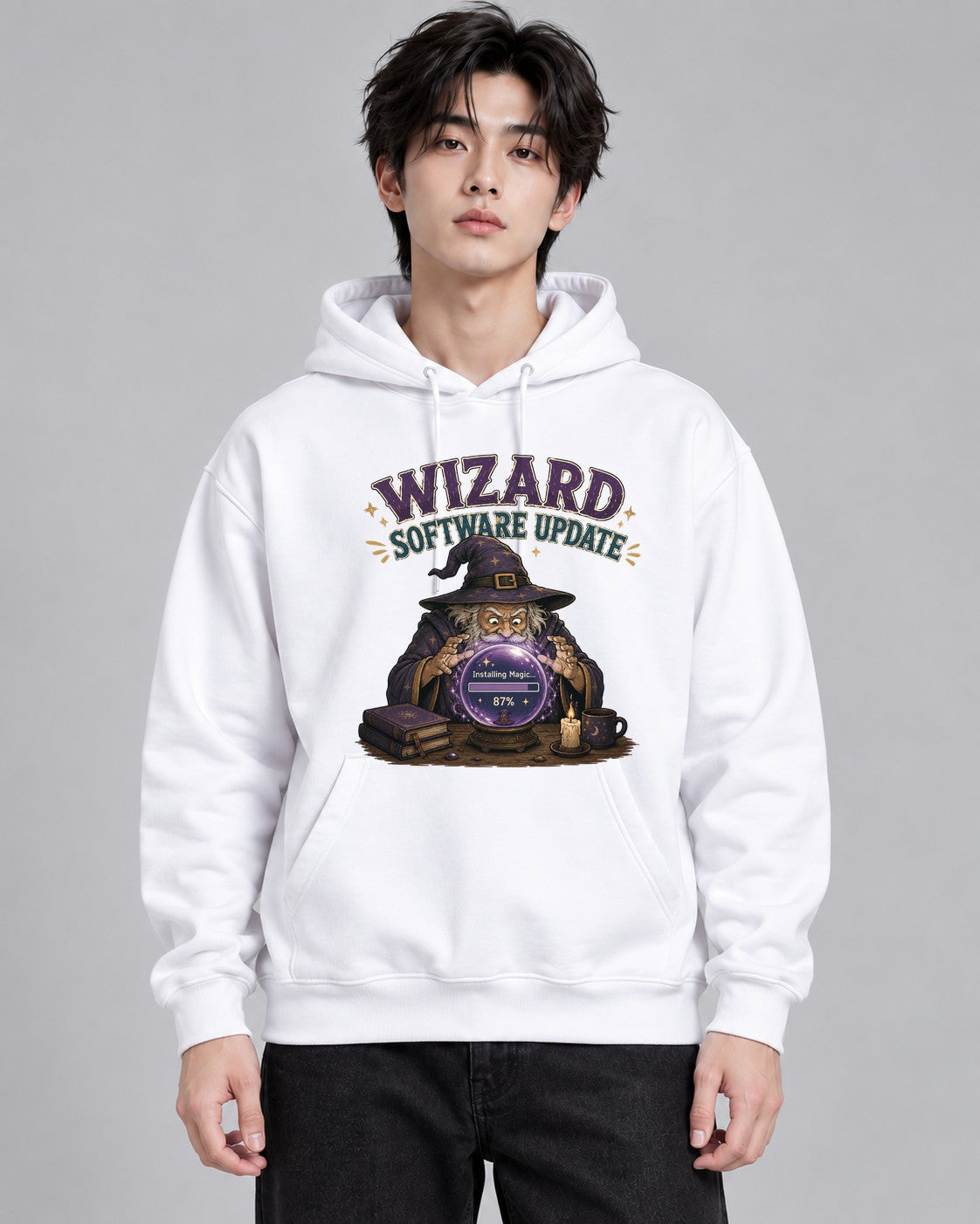 Wizard Software Update Installing Ma - White