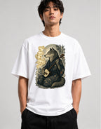 Wolf Shamisen Player - White