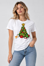 Yarn Christmas Tree - White