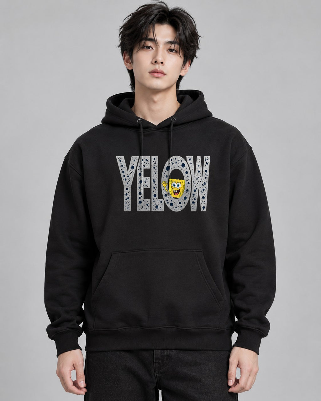 Yellow Sponge - Black