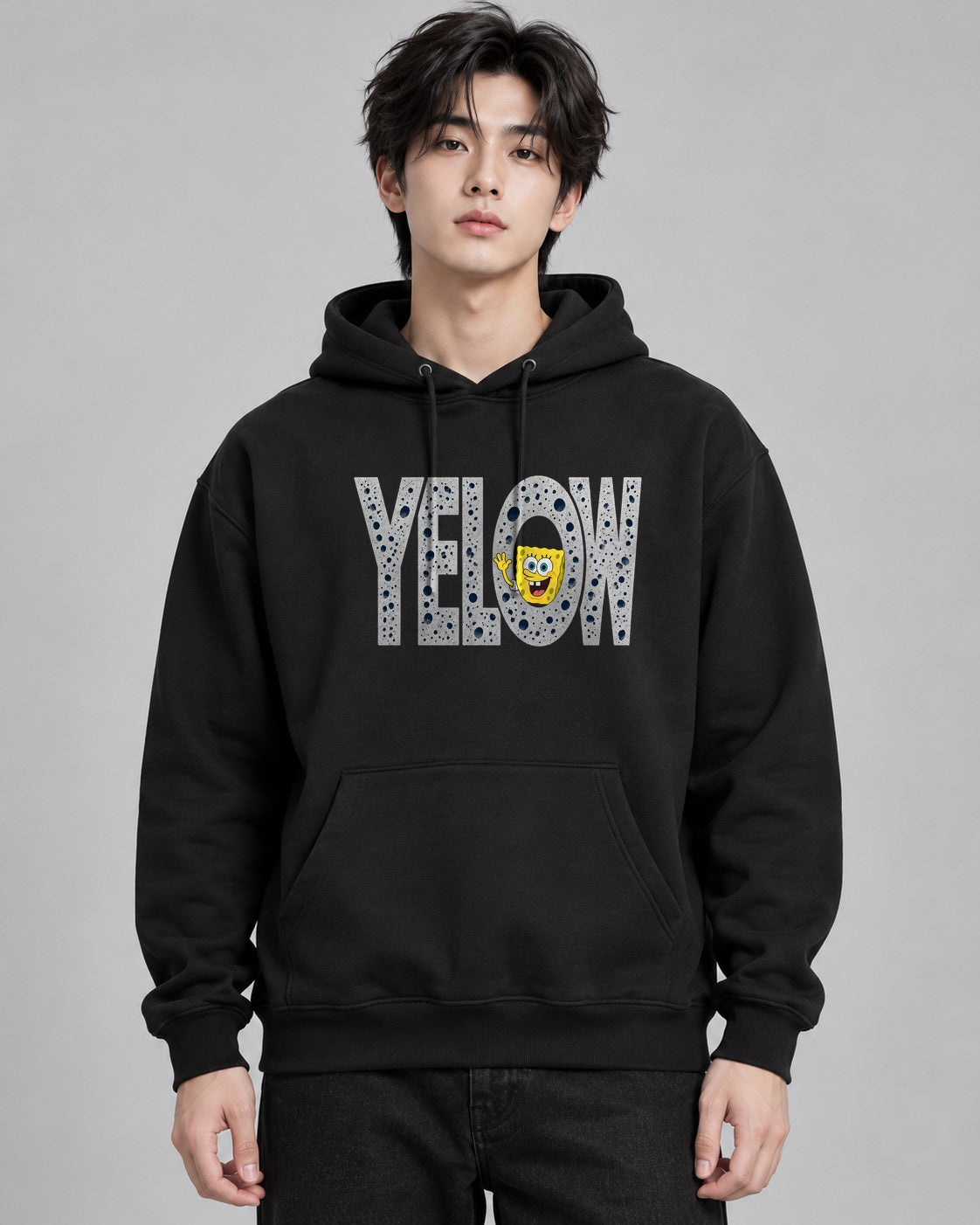 Yellow Sponge - Black