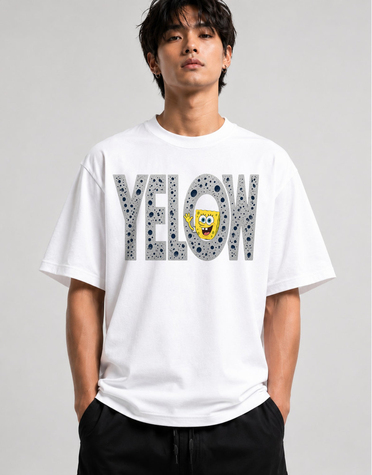 Yellow Sponge - White