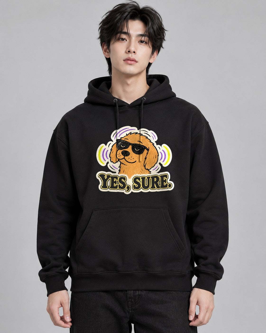 Yes Sure Dog - Black