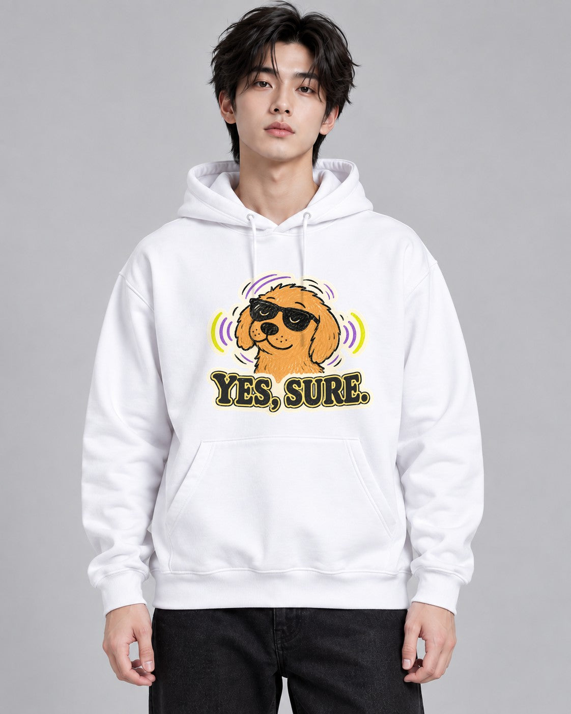 Yes Sure Dog - White