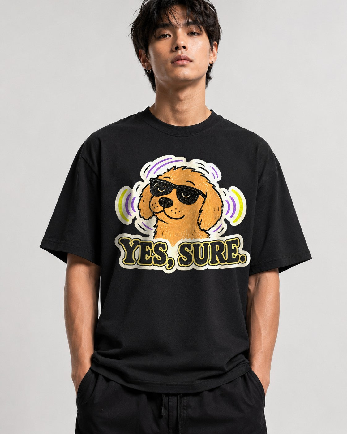 Yes Sure Dog - Black