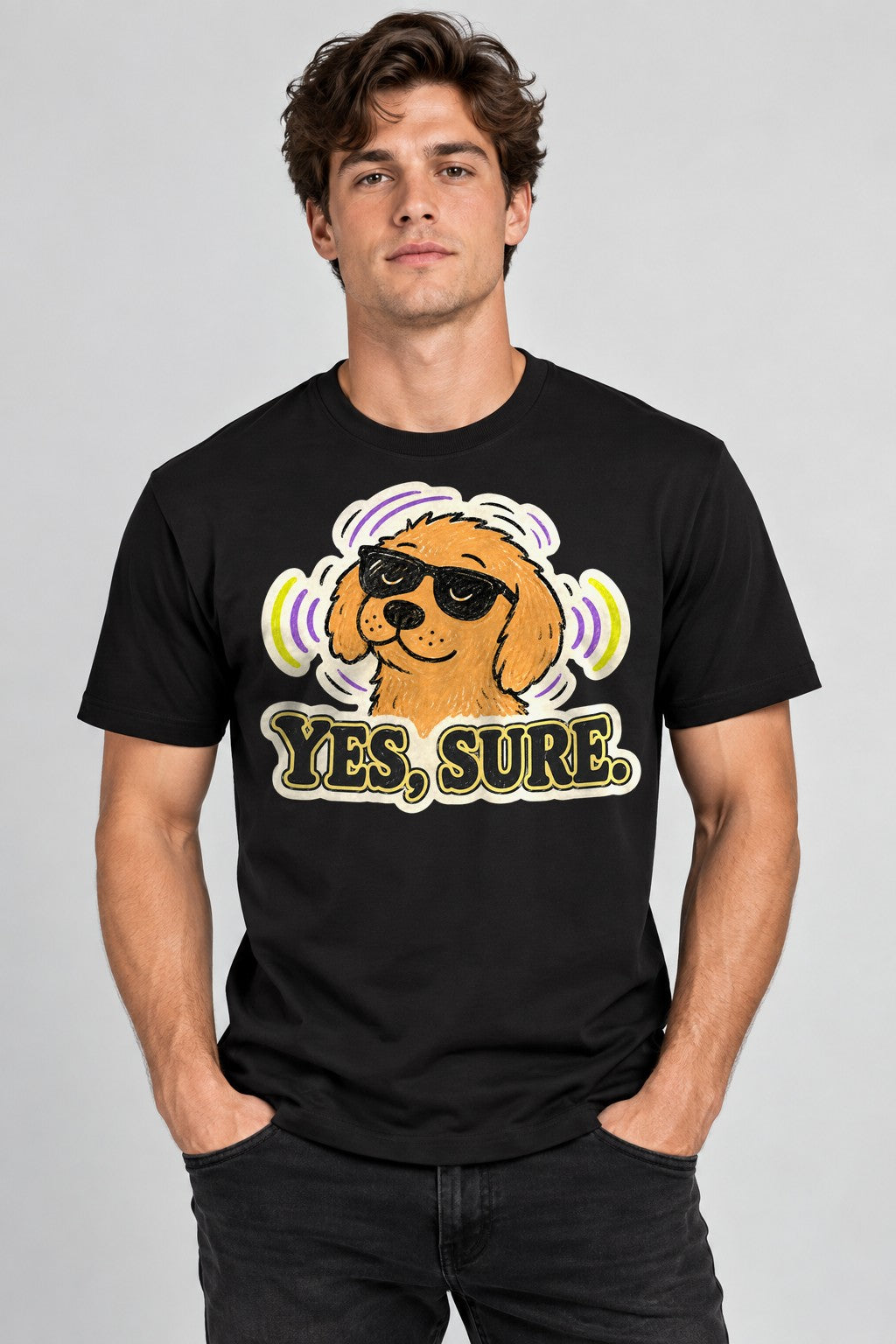 Yes Sure Dog - Black
