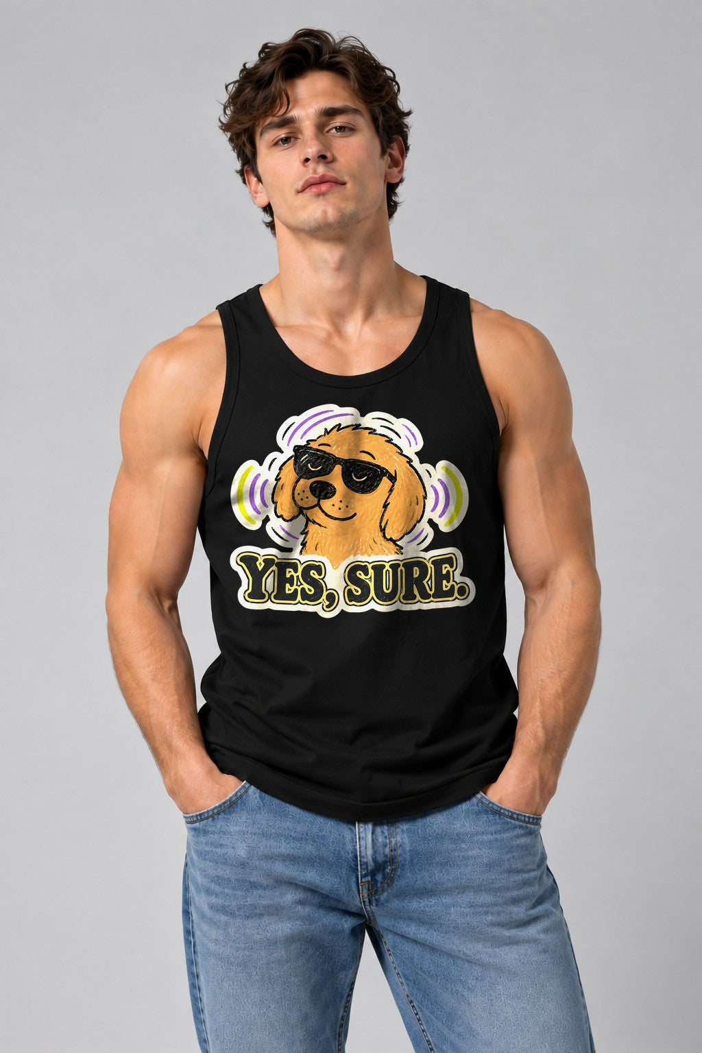 Yes Sure Dog - Black
