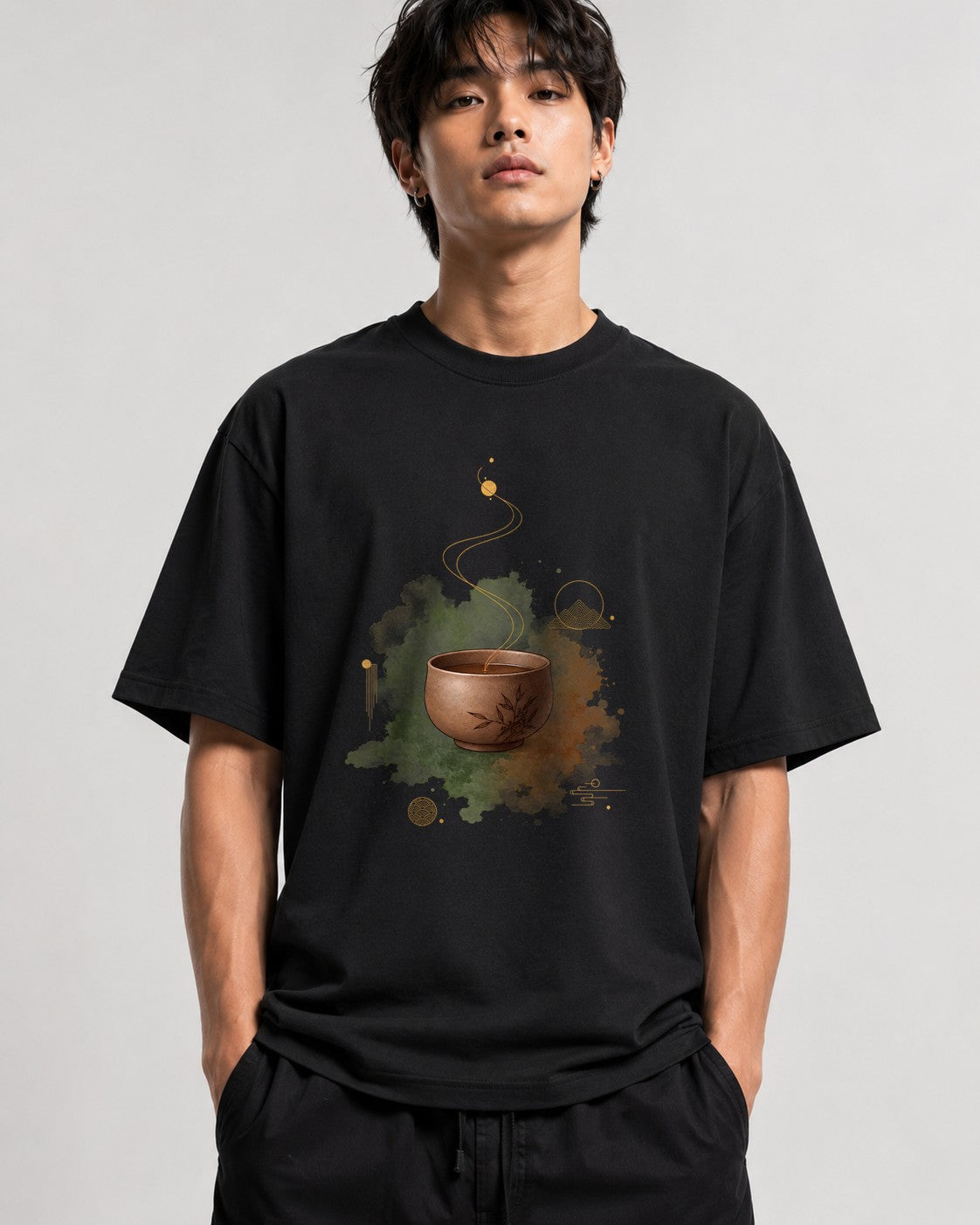 Zen Tea Bowl - Black